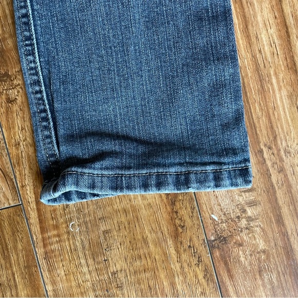 WRANGLER RETRO Boys Slim Straight Blue Jeans Denim Size 11 Waist Tighteners - Picture 12 of 13